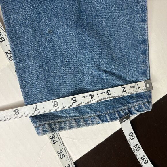 Carhartt Men’s Jeans 32 X 34 Blue, Original Fit, Logo, Workwear￼ - Picture 8 of 9